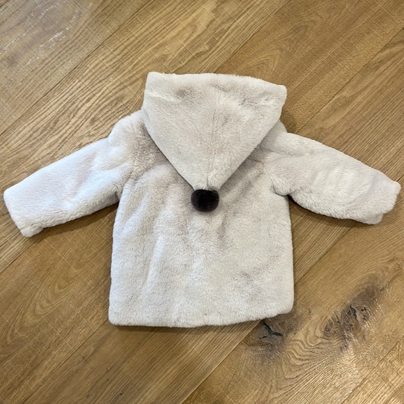 Zara Toddler Faux Fur Coat - Size 2-3 Years - NWT - Picture 7 of 9